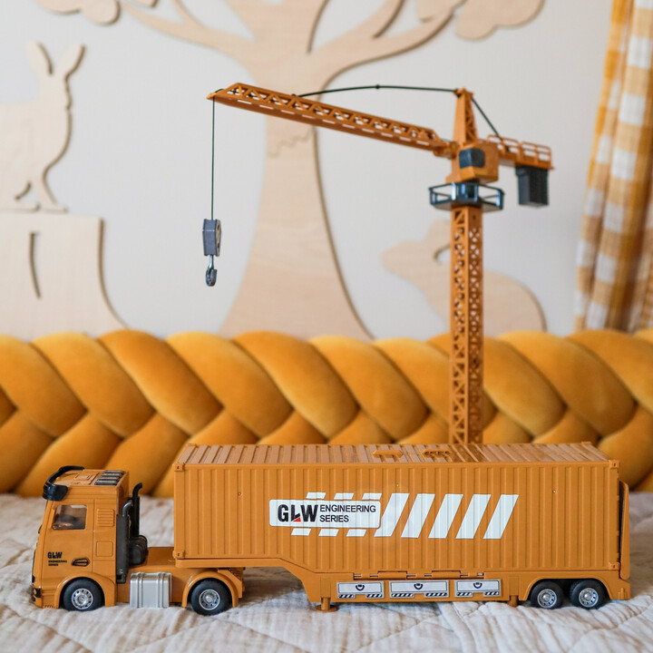 WOOPIE Truck 6 in 1 Construction Set Crane Springs Accessories