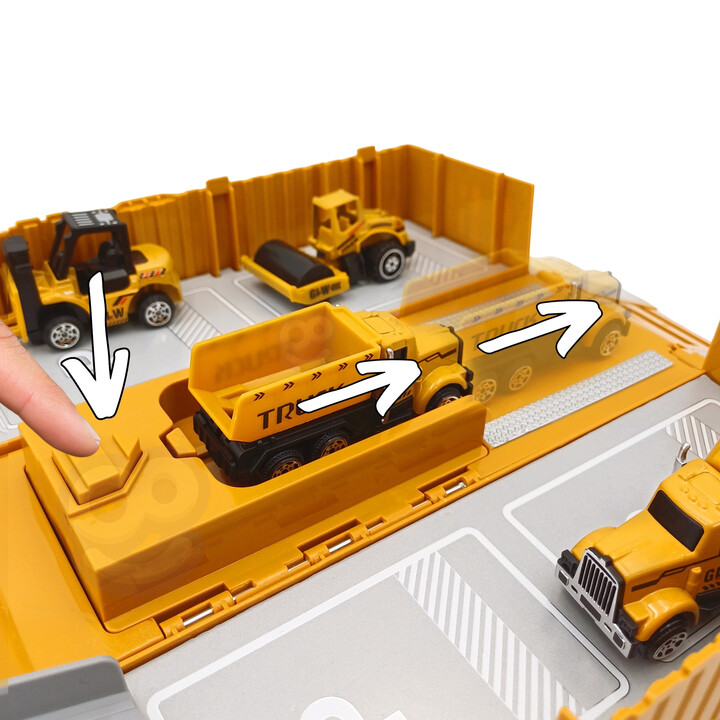 WOOPIE Truck 6 in 1 Construction Set Crane Springs Accessories