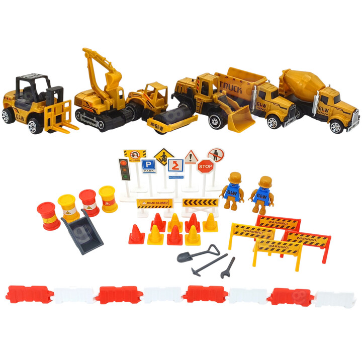 WOOPIE Truck 6 in 1 Construction Set Crane Springs Accessories