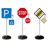 BIG Set of Road Signs, Educational Posts, Ride-on Accessories