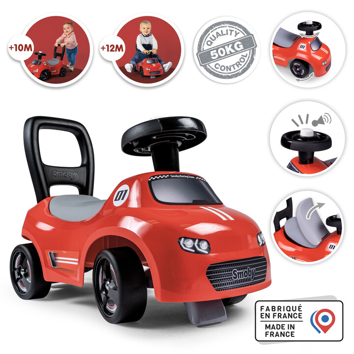 Smoby Red Ride-On with Horn