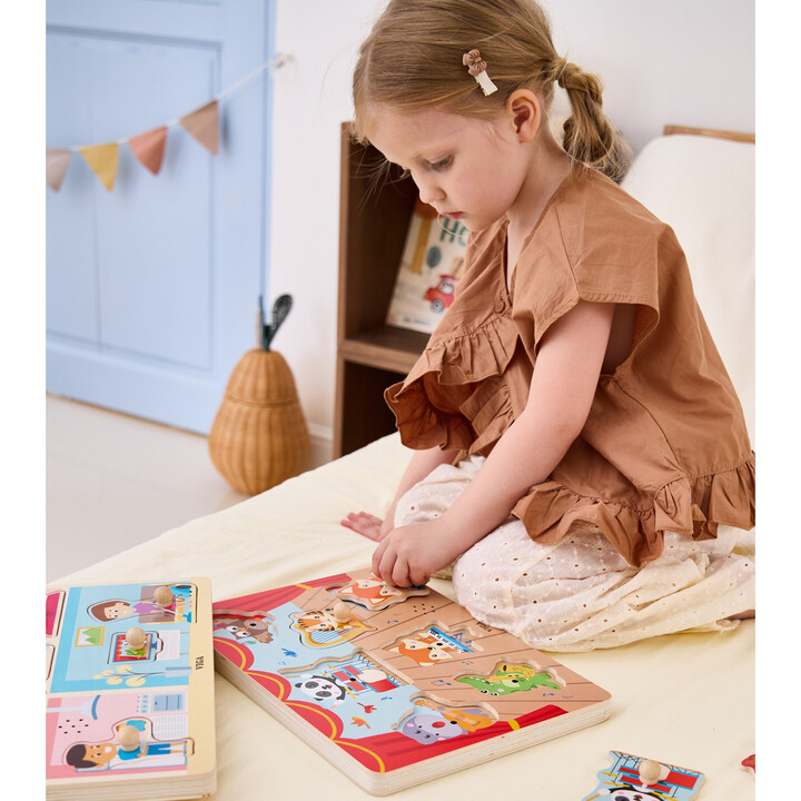 VIGA Sound Puzzle Match Musical Animals