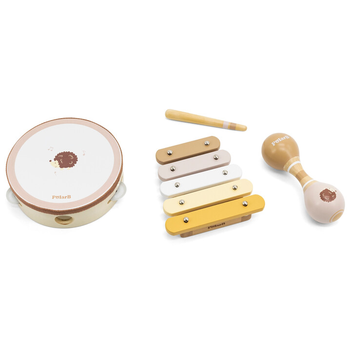 VIGA PolarB Musical Instrument Set with Hedgehog