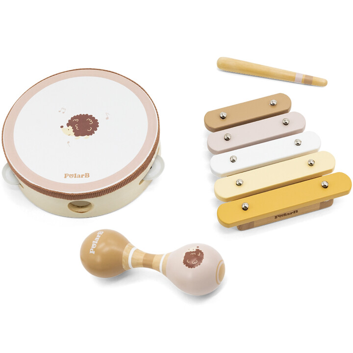 VIGA PolarB Musical Instrument Set with Hedgehog