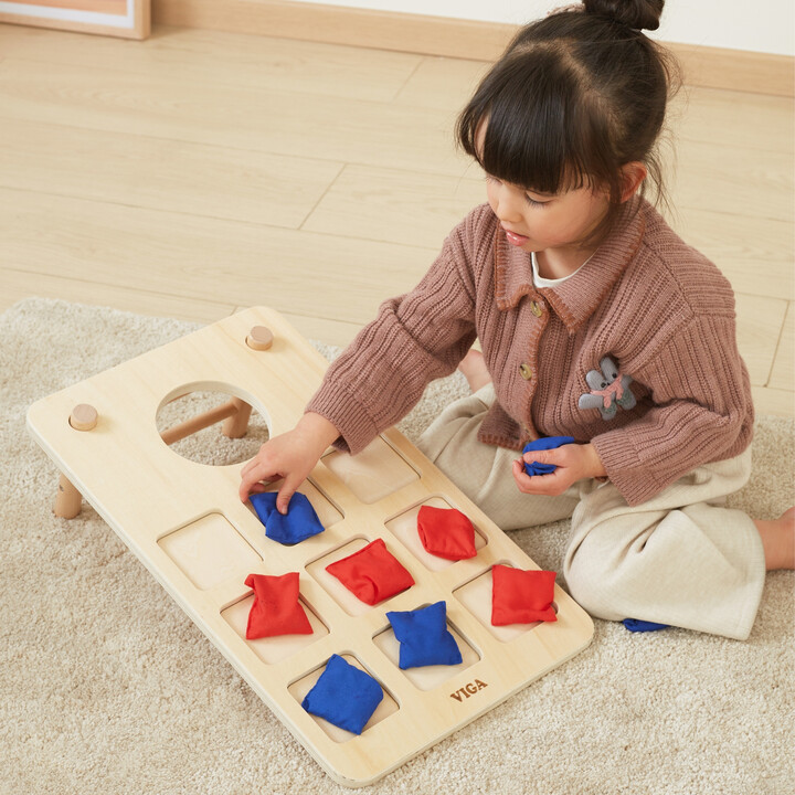 Viga 2-in-1 Skill Game Tic-Tac-Toe + Cornhole - Throw to the Target