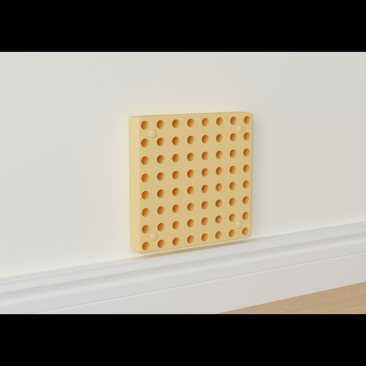 MASTERKIDZ Creative STEM Science Board Wall Panel 20x20 cm Without Mounting Panel