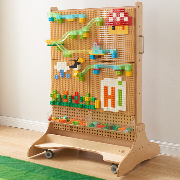 MASTERKIDZ Set of 4 Panel Overlays for Building with Small Blocks