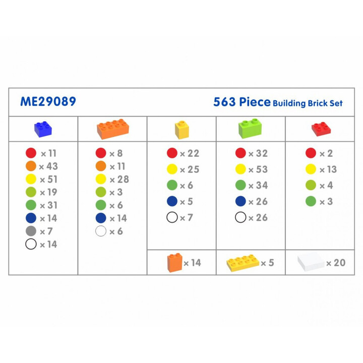 MASTERKIDZ STEM Building Block Set 563 pcs.