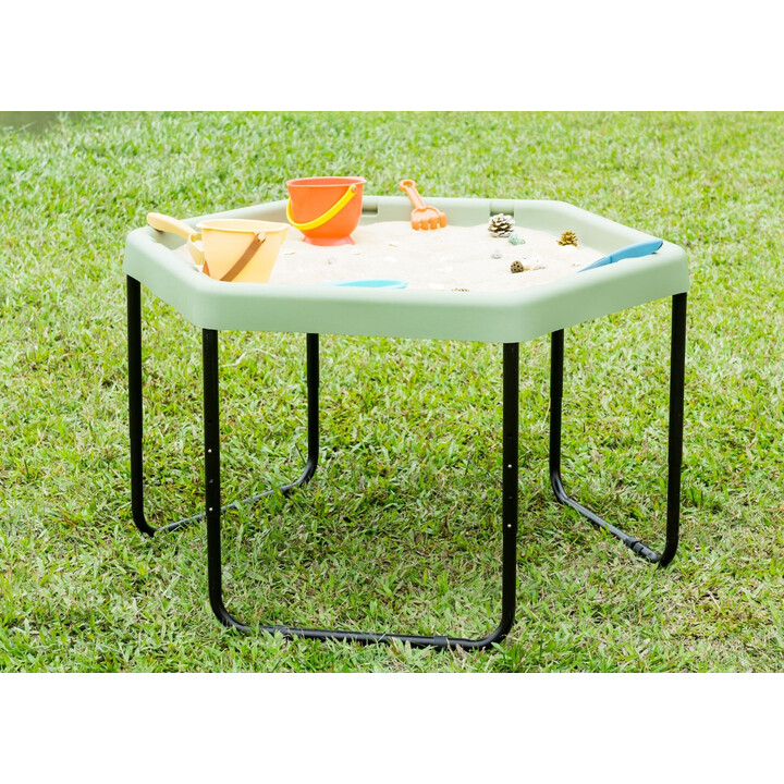 MASTERKIDZ Hexagonal Sand and Water Sensory Table Adjustable