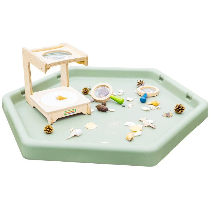 MASTERKIDZ Hexagonal Sand and Water Sensory Table Adjustable