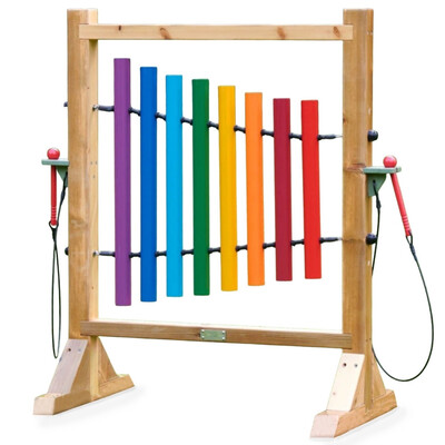 MASTERKIDZ Rainbow Bells Colorful Play Board