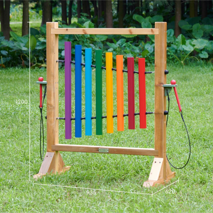 MASTERKIDZ Rainbow Bells Colorful Play Board