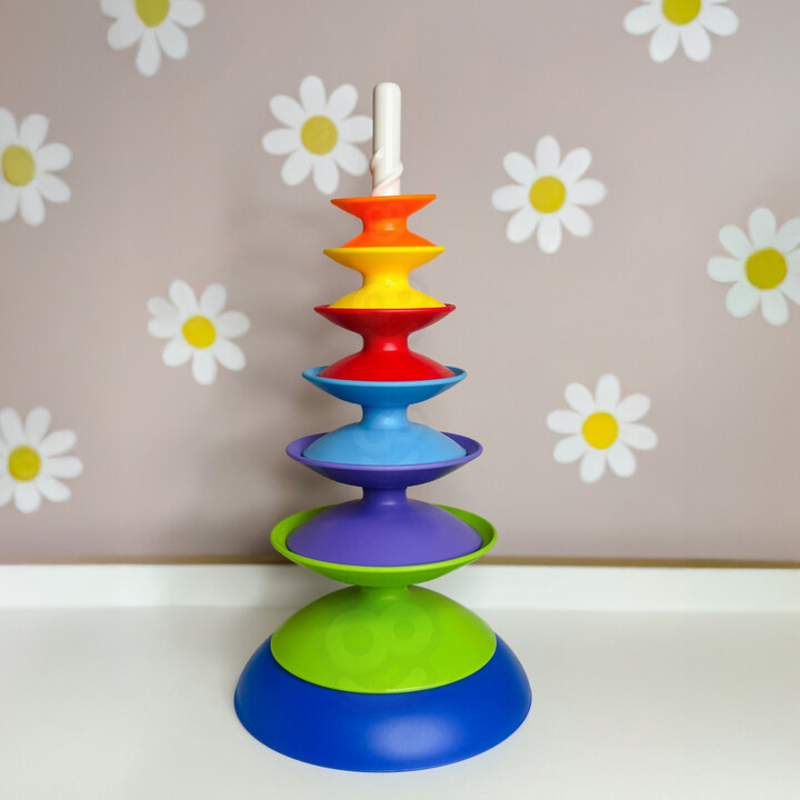 WOOPIE BABY Colorful Tower Puzzle Pyramid Educational 18m+