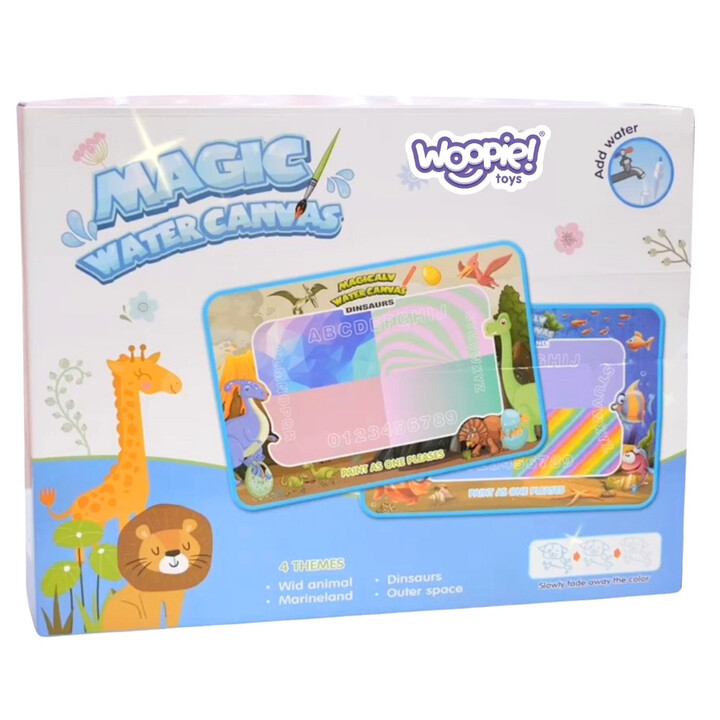 WOOPIE Magiczna Mata do Malowania Wodą XXL Pieczątki Cyferki 100cm