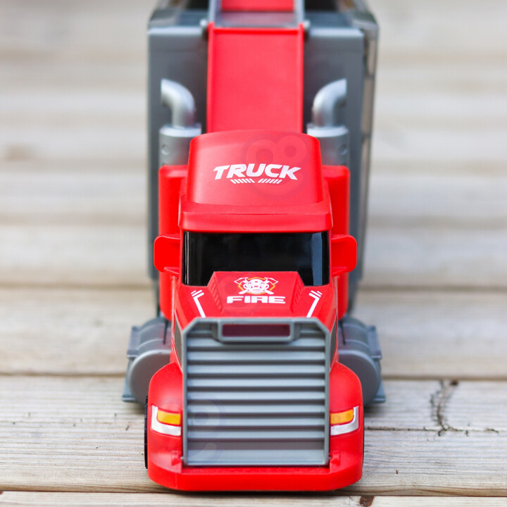 WOOPIE Truck Tow Truck Garage Race Track Set