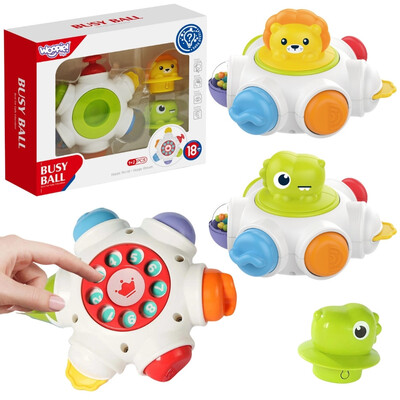 WOOPIE BABY Space Rocket Activity - Educational Sensory Cube 18m+