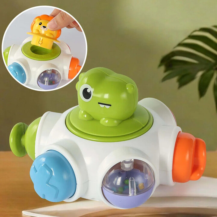 WOOPIE BABY Space Rocket Activity - Educational Sensory Cube 18m+