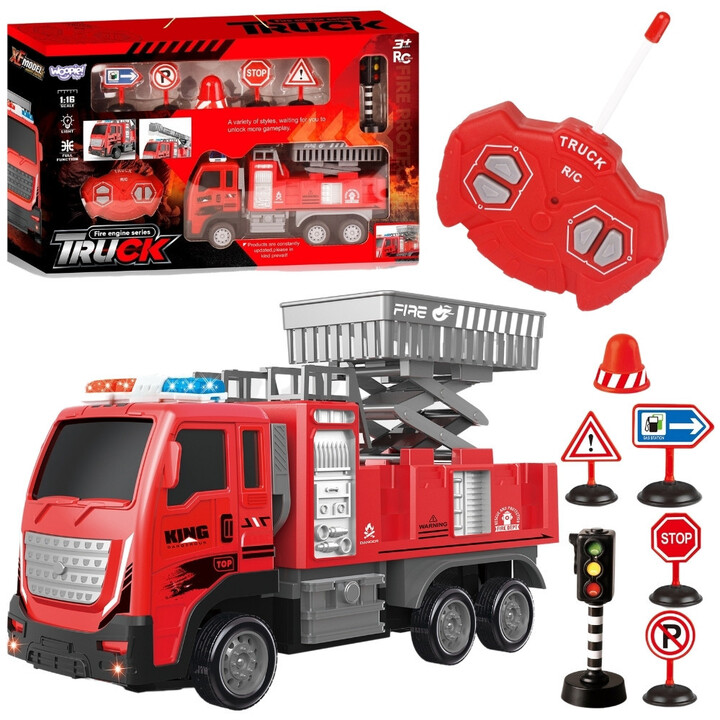 WOOPIE Remote Control Fire Truck Lift