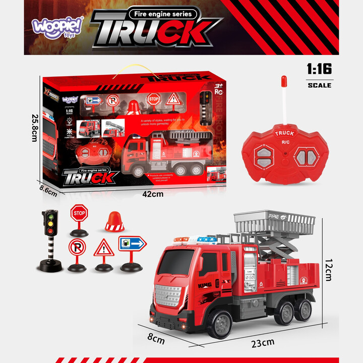 WOOPIE Remote Control Fire Truck Lift