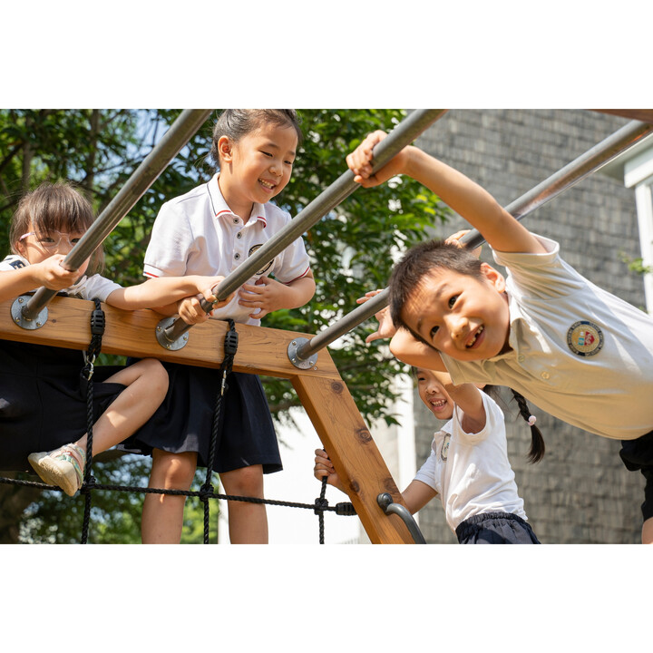 CLASSIC WORLD EDU Wooden Playground XXL Hexagonal Climbing Set