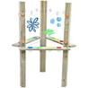 CLASSIC WORLD EDU Transparent Acrylic Board Easel XXL Art Center 3 in 1