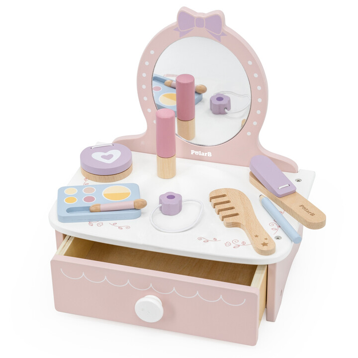 Viga Wooden Dressing Table with Accessories Little Princess Corner