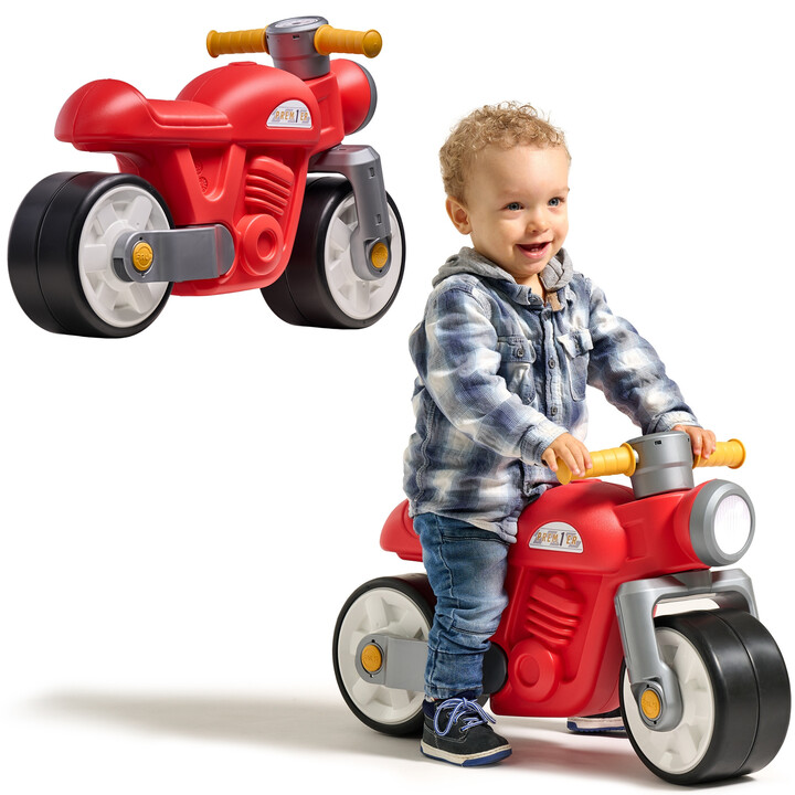 FALK Ride-on Motorcycle Vintage Red 1-3 years