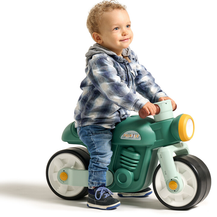 Falk Jeździk Biegowy Ciche Koła Motor Prem1er Retro Zielony 12+