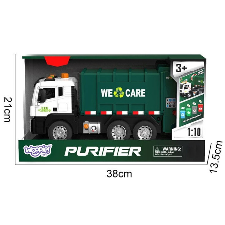 WOOPIE Garbage Truck Garbage Segregation - 1:10 scale