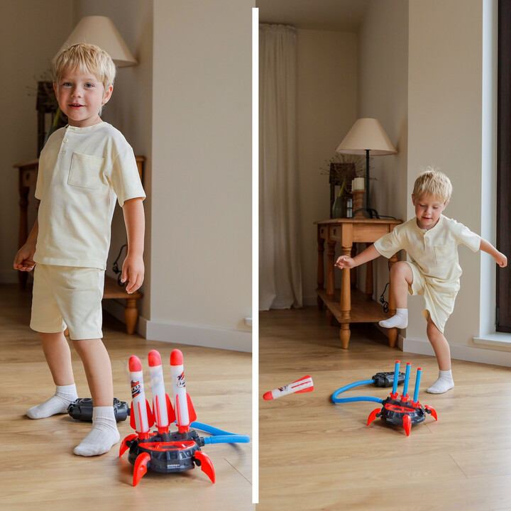 WOOPIE Foam Rocket Launcher 6 pcs.