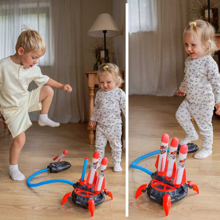 WOOPIE Foam Rocket Launcher 6 pcs.