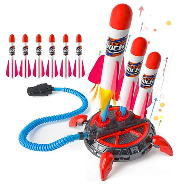 WOOPIE Foam Rocket Launcher 6 pcs.