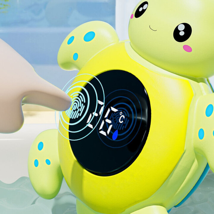 WOOPIE BABY 2-in-1 Bath Thermometer for Measuring Water and Room Temperatures Turtle
