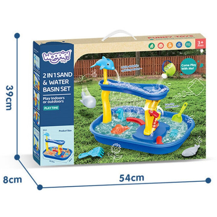 WOOPIE Water Table Waterfall Dolphin 11 pcs.