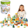 CLASSIC WORLD Set of Wooden Blocks Forest World 100 pcs.