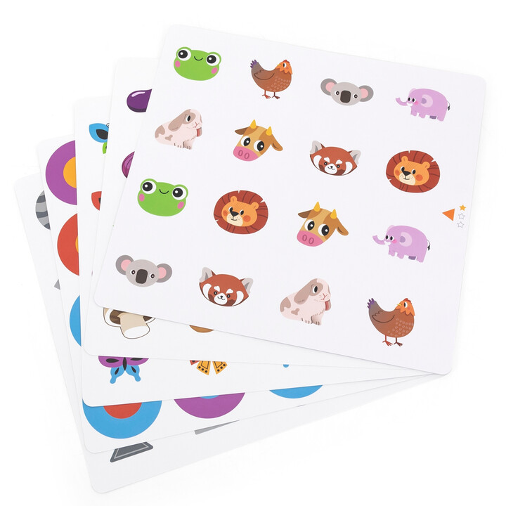 Viga Memory Guess the Pictures Memory Game 10 Montessori Cards