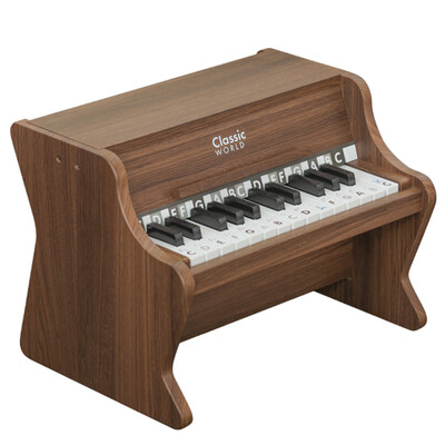 CLASSIC WORLD Drewniane Pianino + Książeczka do nauki