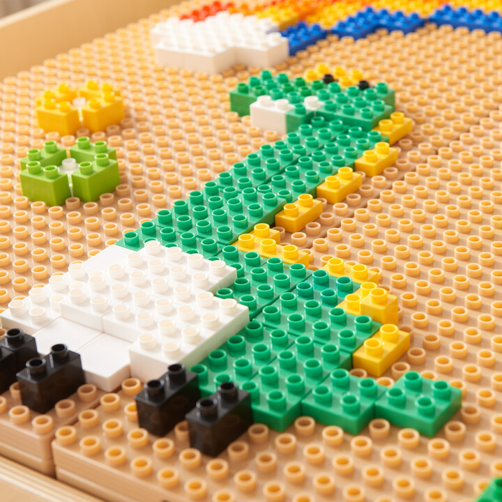 MASTERKIDZ STEM Building Block Set 135 pcs with Panel Overlay 4 pcs.