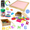 MASTERKIDZ LED Light Panel with Color Change and Remote Control + Accessories Set