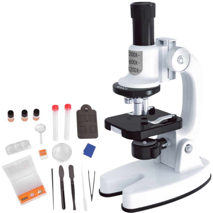 WOOPIE Digital LED Microscope 1200x Zoom XXL Kit with Smartphone Adapter