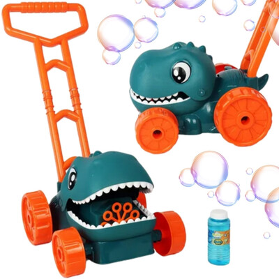 WOOPIE Dino Bubble Garden Mower Dinosaur + Liquid