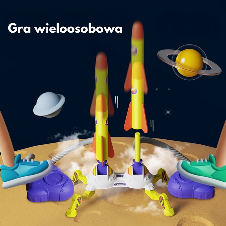 WOOPIE Podwójna Wyrzutnia Rakiet Piankowych