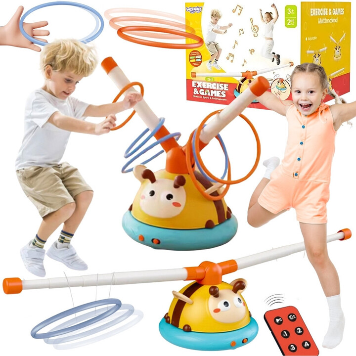 WOOPIE Automatic Jump Rope Arcade Game 2 in 1 Throw to the Bee Target