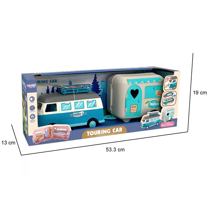WOOPIE XL Doll Camper Set with Trailer