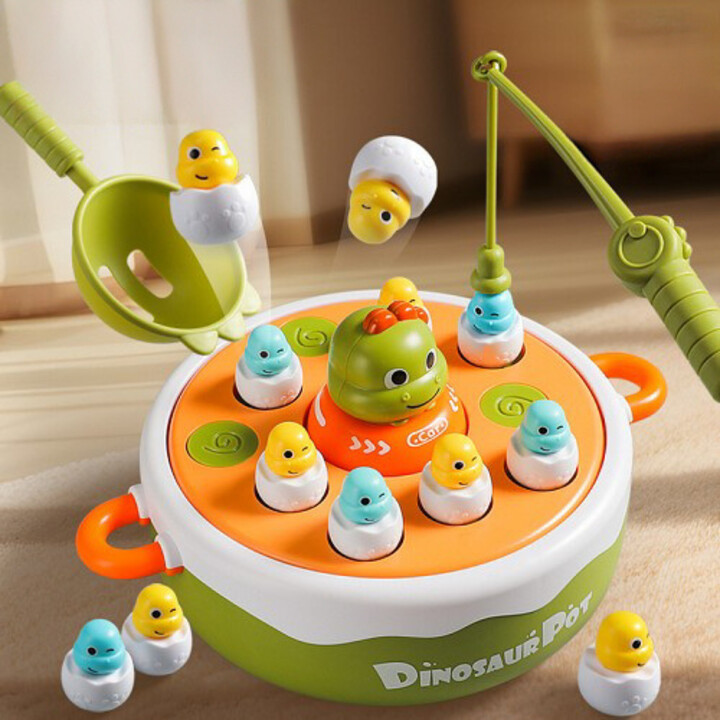 WOOPIE Dinosaur Catching 4-in-1 Arcade Game Catapult