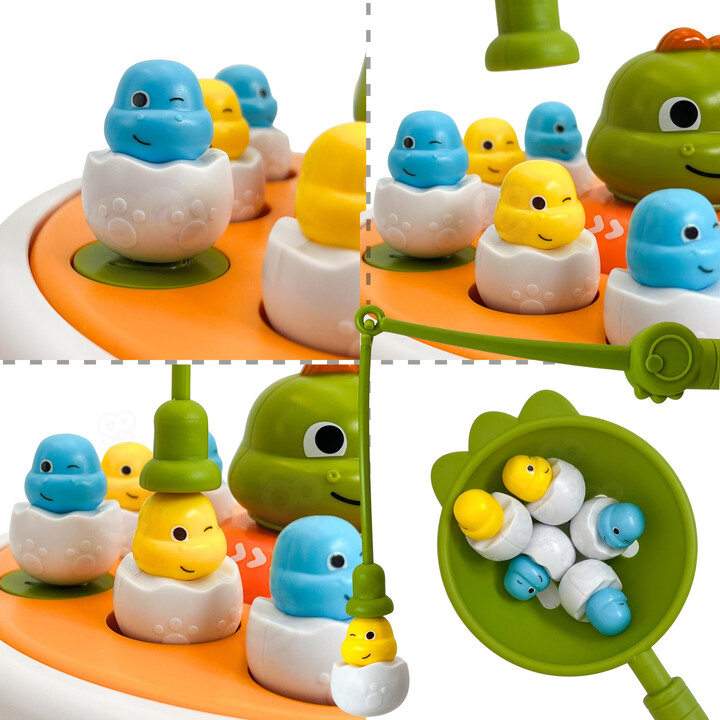 WOOPIE Dinosaur Catching 4-in-1 Arcade Game Catapult