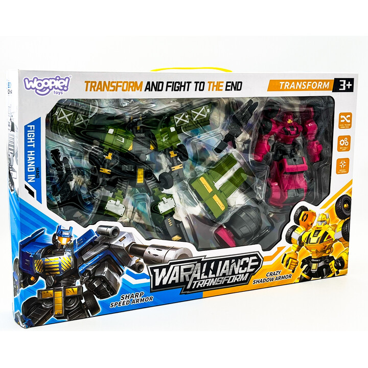 WOOPIE Transformers  Zestaw 2 Robotów Bojowych