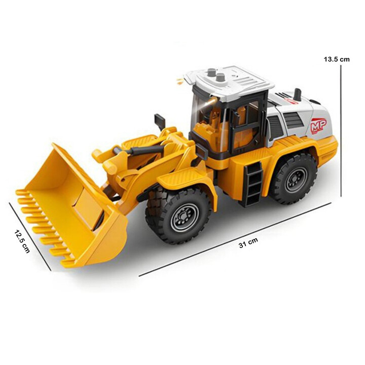 WOOPIE Excavator Loader Construction 1:16 Light and Sound Effects