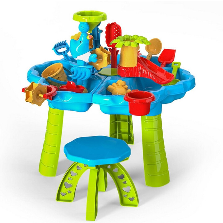 WOOPIE Water Table 2 in 1 Sandbox with Chair Aquapark with Dolphin
