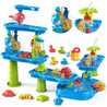 WOOPIE Huge Aquapark Water Table 6 in 1 Sandbox Waterfall Water Track 6-level Modular